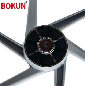 Rines de Motocicleta de Aleación de Aluminio Forjado Plateados, <span class=keywords><strong>con</strong></span> Freno de Tambor Trasero de Gran Diámetro de 1.6x17 Pulgadas y Seis Radios Inclinados - Product Image 4