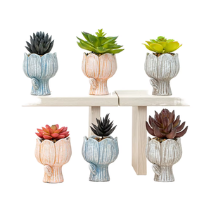 Gran Venta <span class=keywords><strong>de</strong></span> <span class=keywords><strong>macetas</strong></span> <span class=keywords><strong>de</strong></span> <span class=keywords><strong>madera</strong></span> para interiores/exteriores <span class=keywords><strong>con</strong></span> maceta <span class=keywords><strong>de</strong></span> <span class=keywords><strong>cemento</strong></span>, <span class=keywords><strong>patas</strong></span> <span class=keywords><strong>de</strong></span> maceta pequeñas para jardín doméstico, propósito decorativo - Product Image 1