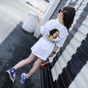 Ventes en gros de robes d'été en coton pour petites filles avec modèles - Product Image 3