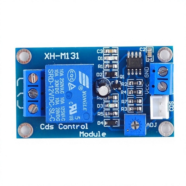 XH-M131 Light Control Switch Photoresistor Relay Module Detection Sensor DC 5V 12V