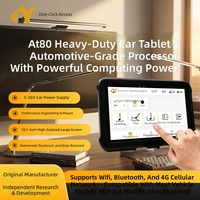 Tablette robuste montée sur véhicule excavateur IP65, terminal de données mobile 4G LTE lisible, surveillance de cabine pour la construction et l'exploitation minière