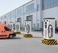 Chargeur rapide DC fiable pour véhicules électriques 40 kW avec CCS2 et entrée large plage de tension pour centre de distribution et entrepôt