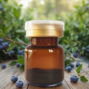 Ekstrak makanan Blueberry alami makanan antosianin bubuk Blueberry yang diasah liar minuman padat suplemen Vitamin cair botol yang dibungkus - Product Image 1