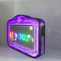 Wifi programable LED tablero de mensajes botella presentador plegable club nocturno signos
