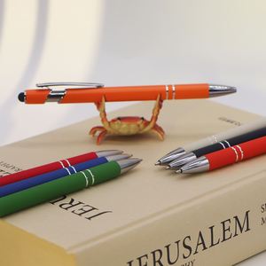 Stylo publicitaire personnalisé 2-en-1 en métal avec écran tactile pour écoles de commerce, gravure UV/Laser du logo personnalisable - Product Image 4