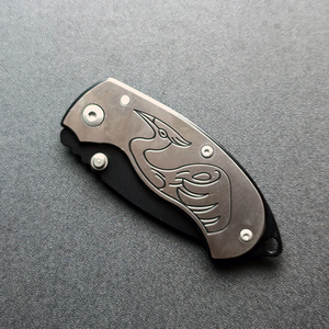 420J2 lưỡi thép không gỉ xử lý răng cưa cạnh thả điểm gấp Dao Bỏ Túi độ cứng cao ăn mòn dao cắm trại - Product Image 4