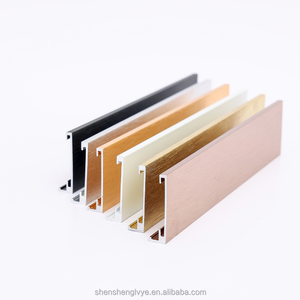 Hợp kim nhôm tròn hình bầu dục khác nhau hình Đặc biệt gương cắt tóc hồ sơ Kim Loại Tùy chỉnh nhôm trang trí hình ảnh dòng khung - Product Image 4