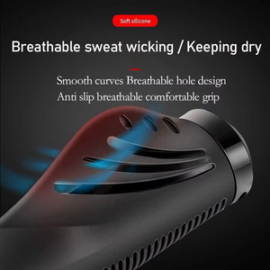 自行车握把自行车<span class=keywords><strong>MTB</strong></span>自行车车把铝合金双锁防滑橡胶车把公路自行车配件部分 - Product Image 2