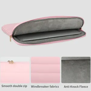 New Product 2024 Puffy 15-16 Laptop Sleeve For Women Men Cute Computer Sleeve Carrying Case Laptop 15.6 Quilted Laptop Cover