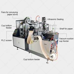 Machine semi-automatique pour la fabrication de bols, de coupes et d'assiettes en papier pour aliments et soupes - Product Image 4