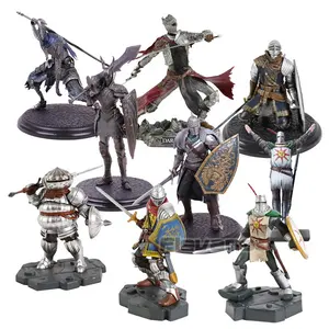 Karanlık ruhlar kahramanları Lordran Siegmeyer siyah şövalye Faraam Artorias PVC Figure koleksiyon Model oyuncak