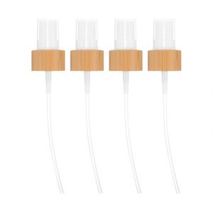 Tapa de Perfume Ecológica de Bambú con Función Antiderrames para Botella Cosmética de Vidrio sin Aire - Product Image 1