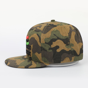 Bán Buôn Giá Rẻ Tùy Chỉnh 6 Bảng Phẳng Vành 3D Thêu Điều Chỉnh <span class=keywords><strong>Camo</strong></span> Gorras Snapback Hat Caps - Product Image 4