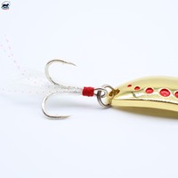 Leurre de pêche Dragon Li 25g 20g 15g 10g 7g 5g, cuillères métalliques avec hameçon triple à plume, spinners à lame métallique, leurre cuillère sangsue