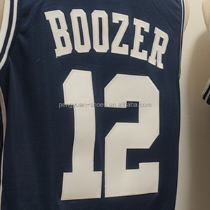 Versandfertig Cameron Boozer Blau Beste Qualität Genähtes College-Basketball-Trikot - Product Image 4
