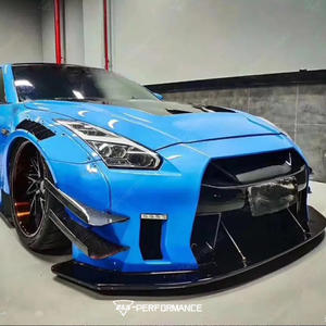 Accessoires automobiles : Kit carrosserie large style LB de deuxième génération pour Nissan <span class=keywords><strong>GTR</strong></span>, comprenant pare-chocs avant et spoiler de capot - Product Image 6