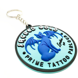 Strict QC Soft PVC Keychain High-Resolution 3D Logo Rubber <b>Keyring</b> for Quality-Conscious Buyers - Product Image 6