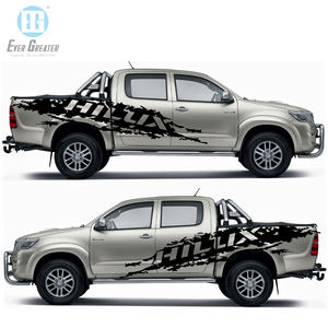 Cool Pvc Pick up Calcomanías Personalizadas Toyota Land Cruiser Lc79 2021 Vinilo Car Side Sticker Car Stickers - Product Image 6