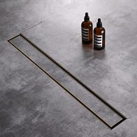 Kit de vidange moderne en acier inoxydable 304 OEM/ODM pour salle de bain, baignoire, évier extérieur, avec couvercle à motif encastrable et filtre à cheveux