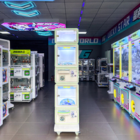 Machine de Jeu d'Arcade Professionnelle à Monnayeur pour 2 Joueurs, Mini Capsule en Métal et Verre Trempé, Accepteur de Billets, Prise en Charge Anglaise