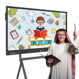 HUSHIDA Ultra HD 4K Écran tactile interactif sans fil LCD intelligent 55 65 75 86 98 <span class=keywords><strong>110</strong></span> pouces Tableau blanc interactif Téléviseur intelligent - Product Image 2