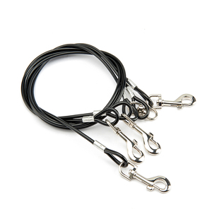 सर्पिल हिस्सेदारी के साथ थोक टाई, भारी ड्यूटी मजबूत pvc लेटेड स्टील वायर रस्सी के साथ रोटेट 360 डडिग्री दोहरे बकल के साथ - Product Image 1