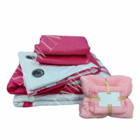 En Stock 10 Pièces Ensemble Couette et Couvre-lit King Size Doux au Toucher – Parure de Lit Grande Taille Vente Chaude