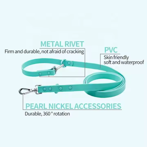 Wasserdichtes taktisches Hunde halsband und Leinen-Set Hunde halsband und Leinen-Set Luxus Täglicher Gebrauch Multifunktion aler Vinyl-oder Gummi hund - Product Image 2