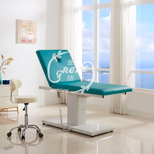 Tables de massage électriques modernes de haute qualité en cuir synthétique pour salon de beauté et spa, hauteur de la tête réglable - Product Image 5