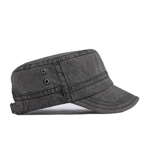 The Hat <span class=keywords><strong>Depot</strong></span> Cadet Casquettes de baseball en coton lavé Basic & Distressed Cadet Cap Outdoor Sports Casual Sun Hat Adjustable - Product Image 6