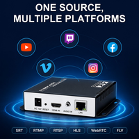 Encodeur de streaming vidéo réseau HDMI vers IP HEVC H.265 H.264 4K 1080P prenant en charge SRT WebRTC HLS Multicast UDP RTSP RTMPS ICECAST TS