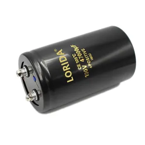 LORIDA Thiết Bị Đầu Cuối Vít Nguồn Âm Thanh Flash Ảnh Giá Bán Buôn 100V 47000UF 76*130 Tụ Điện Điện Phân Nhôm Có Thể Tùy Chỉnh