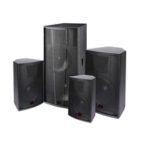 Haut-parleur audio professionnel 15 pouces à néodyme haute résolution, tweeter haute fréquence, pour divertissement KTV, moniteur de scène PA large bande