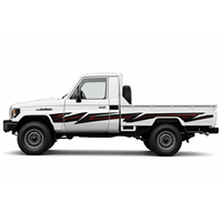 YBJ Adhesivo de Lujo para Carrocería Land Cruiser LC76 FJ79 2007-2021 2024-2027 Vinilo de 4 Mil de Grosor con Garantía de 6 Meses Tiras para Puertas