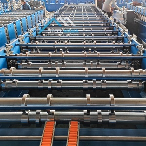 Perú Popular Full Automatic Color Steel TR4 Trapezoidal Roofing Sheet Roll Forming Machine - Product Image 5
