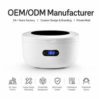 Pencuci Ultrasonik Digital Mini GT-F6 750ml Tangki Stainless Steel 40kHz Frekuensi Tinggi untuk Perhiasan, Jam Tangan, Mobil, dan Peralatan Rumah Tangga