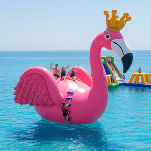 <span class=keywords><strong>Flamant</strong></span> <span class=keywords><strong>rose</strong></span> <span class=keywords><strong>géant</strong></span> <span class=keywords><strong>gonflable</strong></span> avec couronne |   Jouet <span class=keywords><strong>gonflable</strong></span> de luxe pour lacs, idéal pour les stations balnéaires et les parcs aquatiques - Product Image 1