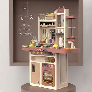 Juego de Cocina Grande de Juguete para Niñas con Vaporizador de Huevos y Rociador de Agua Realista - Product Image 6