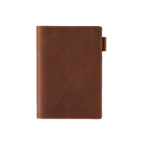 Reliure à spirale A5 en cuir PU avec logo personnalisé 100 feuilles de journal planificateur quotidien à boucle magnétique pour cadeau d'affaires