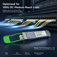 Module transceiver optique QSFP-100G-SM-SR CWDM4 Lite LC Duplex 2km SMF 100G SM SR pour interconnexion de centre de données - Garantie 1 an