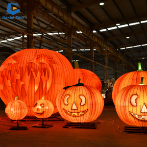 SGL057 vendita calda Lanterna <span class=keywords><strong>De</strong></span> Festival Zoo parco illuminazione Lanterna di zucca per la decorazione di Halloween - Product Image 4