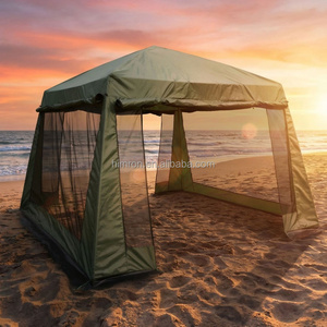 Tente de camping carrée de grande taille pour l'extérieur, protection solaire UV, imperméable, anti-moustiques, pliable, portable, pour <span class=keywords><strong>la</strong></span> pêche, <span class=keywords><strong>la</strong></span> randonnée, <span class=keywords><strong>la</strong></span> plage - Product Image 5