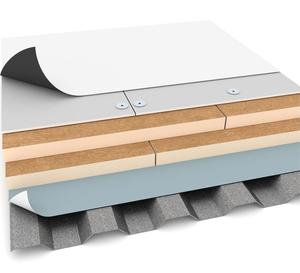 <span class=keywords><strong>Membrane</strong></span> de toiture TPO légère, anti-UV, imperméable, blanche et grise, 1,5 mm, auto-adhésive, forte adhérence, 10'x100' - Product Image 6