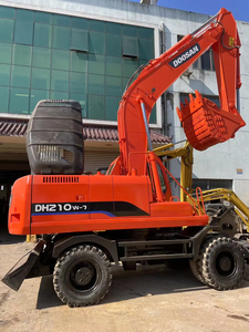 Doosan เครื่องขุดไฮดรอลิกล้อ DH210W-7นเครื่องยนต์มือสองสภาพดีส่วนประกอบหลักกระปุกเกียร์ปั๊มเกียร์ PLC - Product Image 2