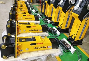 มอเตอร์/เครื่องยนต์ไฮดรอลิกเบรกเกอร์แบบกล่องรุ่น SB43 สำหรับรถขุดขนาด 6-9 ตัน รับประกัน 1 ปี บรรจุในลังไม้ พร้อมดอกสกัดขนาด 75 มม. - Product Image 3