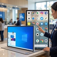 Moniteur tactile industriel IPS personnalisé de 21,5/24 pouces, étanche IP65, 1920x1080, USB/VGA/DVI/RS232, série aluminium