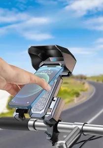 360 ayarlanabilir Anti-Shake fonksiyonu telefon standı bisiklet telefon dağı cep telefon tutucu bisiklet ve motosiklet için