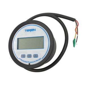 正の負圧または差圧のための小型で高精度のデジタル差圧ゲージ - Product Image 4