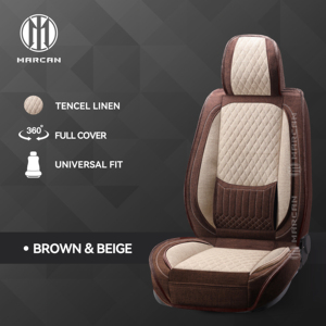 Protections de siège respirantes en Tencel par Marcan, coussin matelassé en lin quatre saisons pour Mercedes-Benz - Product Image 6