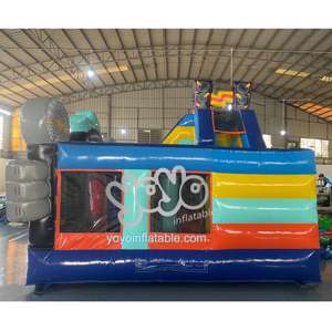 Castillo Inflable con Temática Arquitectónica Comercial, Trampolín, Casa de Brinco para Niños, Alquiler Directo de Fábrica para Fiestas - Product Image 3